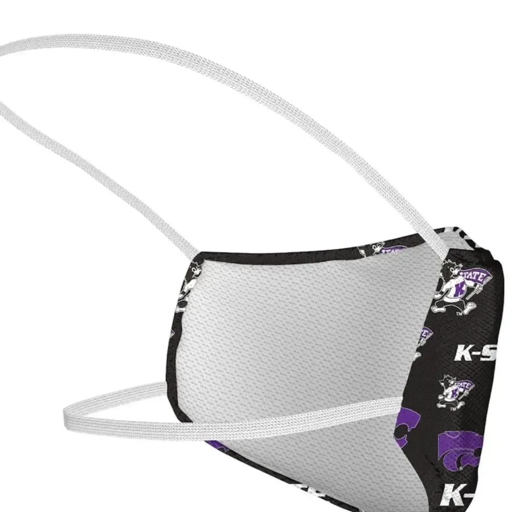 New in Package KANSAS STATE WILDCATS Face Covering Face Mask Masks Set of 3